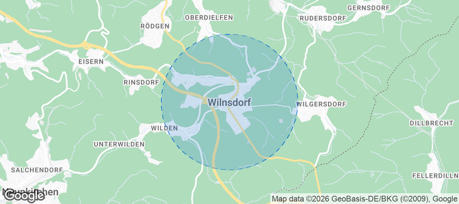 Wilnsdorf Airbnb map